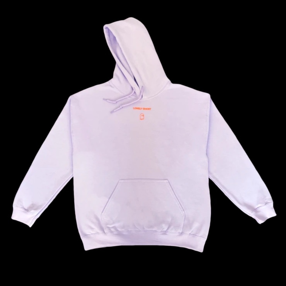 ISO LAVENDER LONELY GHOST HOODY XL